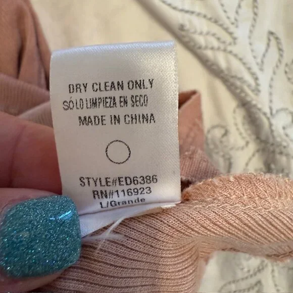 Easel L Boho Lagenlook Dress Asymmetrical Hem Slouchy Minimalist Beach - Picture 7 of 11